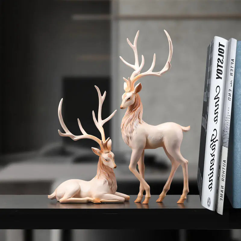 Luxury Resin Deer Statue