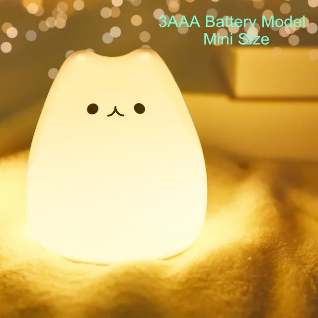 Kawaii Popular Cat Baby Mini Night Light
